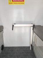Pied de table en alliage d'aluminium léger, moulage monobloc, rotation, argent de luxe, accessoire d'intérieur pour camping-cars, caravanes, voitures