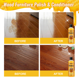 Jakehoe - Pulimento para Muebles de Madera con Cera de Abejas de 100 ml, Acondicionador para Eliminar Arañazos, Diluir la Dureza, Fortalecer y Abrillantar Pisos de Madera - Product Image 4