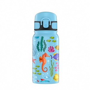 SilverJet Stainless Steel <b>Thermos</b> 350ml Vacuum Insulated Kids <b>Cup</b> Portable BPA Free Leak Proof For School Travel Outdoor Use - Product Image 5