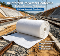 Géotextile en polyester renforcé pour la stabilisation des sous-sols ferroviaires