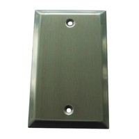 Acier inoxydable standard américain 115x70mm # Plaque murale vierge 304, sortie d'usine, pour caches de prises/interrupteurs domestiques non utilisés