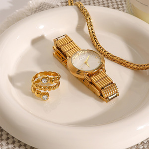 Anillo de burbujas chapado en oro para mujer Yueli con engaste de diamantes para joyería de moda para fiestas - Product Image 3