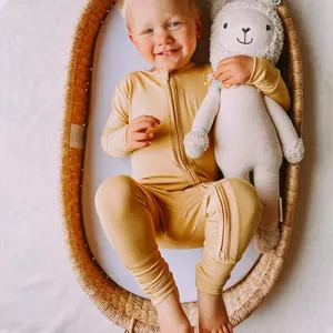 2023 가장 인기있는 맞춤형 아기 onesie 아기 운동복 romper 대나무 아기 옷