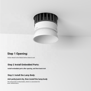 Bande lumineuse LED intelligente personnalisée 20w pour musée, projecteur LED, éclairage encastré haute efficacité, éclairage intelligent pour la maison - Product Image 6