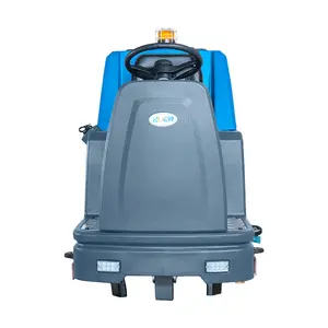 KUER KR-H150 Industrial Commercial Cleaning Floor Machine Automatic Ride On Auto Plastic Floor Scrubber Floor Sweepers