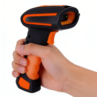 Scanner de codes-barres sans fil OEM industriel 2,4 G CMOS QR 1D 2D multifonction, pistolet portable pour coursiers, entrepôt, stock, USB haute vitesse