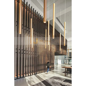 V297 Customized 316 Decorative Metal <b>Screen</b> Stainless Steel <b>Room</b> <b>Divider</b> for Hotel Lobby - Product Image 2