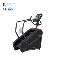 Équipement de gym certifié CE ISO, machines cardio, écran LCD, simulateur d'escalade électrique pour club de fitness