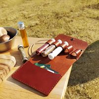 RR Outdoor Spices Bottle Set Portable Waterproof Camping Picnic BBQ Seasoning Bag Large Capacity Hiking Bushcraft Condiment Bag
