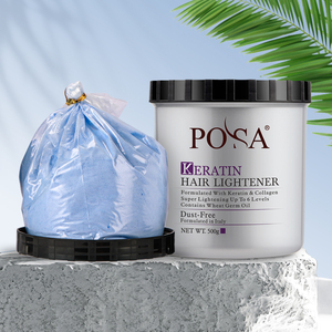 Poudre blanchissante éclaircissante même sans poussière POSA avec <span class=keywords><strong>couleur</strong></span> Kératine BLUE & White - Product Image 2