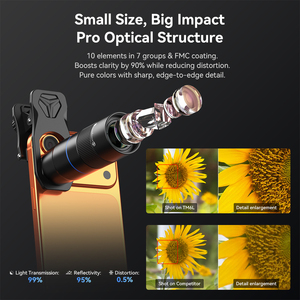 Nouveauté - Objectif téléobjectif de poche 6X avec clip universel pour smartphone - Product Image 4
