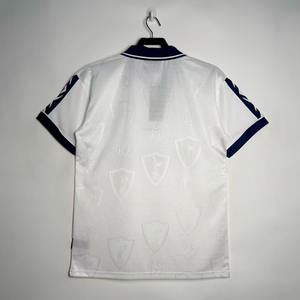 <span class=keywords><strong>Maillot</strong></span> de football rétro noir personnalisé pour hommes, vêtements de sport vintage classiques, sublimation, col classique, <span class=keywords><strong>maillot</strong></span> de football, t-shirt - Product Image 2