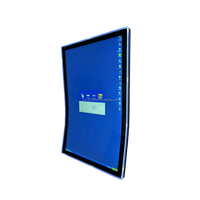 Monitor de Juego Táctil de 43 Pulgadas con Pantalla Curva, Combinación de 3M ELO RS232 USB, Cristal Acrílico, Iluminación LED, Monitor LCD Táctil PCAP