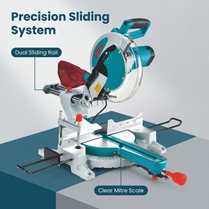 Scie à onglet coulissante professionnelle <span class=keywords><strong>de</strong></span> 305 mm, 220-240 V, 50/60 Hz, scie à onglet électrique pour <span class=keywords><strong>la</strong></span> <span class=keywords><strong>menuiserie</strong></span> et <span class=keywords><strong>la</strong></span> construction - Product Image 3