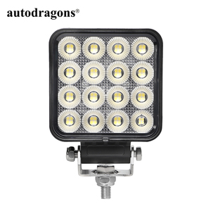 Autodragons 64W Projecteur LED Carré pour Bateau, Véhicule Tout-Terrain, Phare Antibrouillard et Feu de Conduite pour Camion - Product Image 1