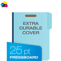 100% reciclado de cartón prensado cierre carpeta 1/3-Corte Tab 1 "expansión con 2 sujetadores