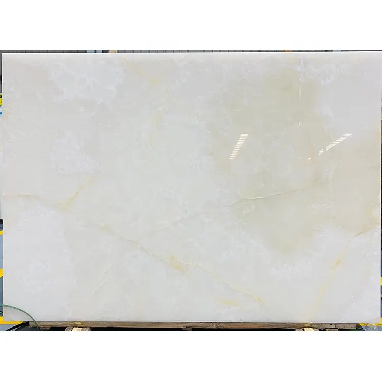 Onyx retroiluminado pedra telhas painel, branca neve onyx mármore natural onyx