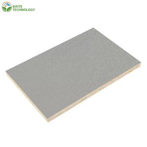 Portes d'armoires de cuisine modernes en peuplier écologiques, panneaux de placage en mélamine anti-corrosion de première qualité E1 - Product Image 6
