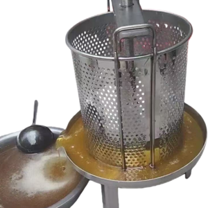 Máquina Extractora de Miel para Apicultura con Engranajes, Operación Manual, Separador de Cera de Acero Inoxidable, Duradero - Product Image 5