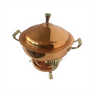 ถาดอุ่นอาหารทองแดงและทองเหลืองคุณภาพเยี่ยม สำหรับอุปกรณ์โรงแรม - Product Image 1