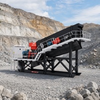 Installation de concassage à cône MGP330 avec crible vibrant à 3 étages, module de criblage et de concassage secondaire fin, 420 t/h pour carrière d'agrégats