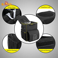 SUNNUO – poubelle de voiture pliable, sac poubelle de voiture avec poches de rangement amovibles étanches