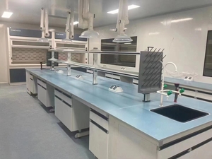 Tất cả các thép phòng thí nghiệm bàn làm việc thép-gỗ thí nghiệm bảng vật lý hóa học bảng Countertop trung tâm phòng thí nghiệm đồ nội thất - Product Image 5