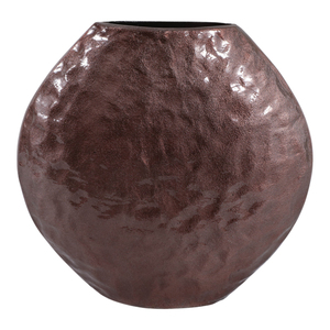 Vaso in metallo scolpito e testurizzato, moderno vaso decorativo per fiori, per soggiorno, camera da letto, ufficio, scrivania, decorazioni per la casa - Product Image 1