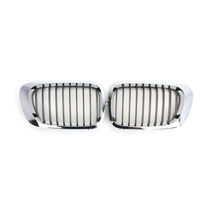 Rejilla de Parachoques Delantero para BMW E46, Una Sola Línea, Semi-Electrochapada, Plástico ABS, para Serie 3 1999-2002, Repuesto - Product Image 1