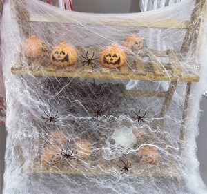 Cinturón de algodón para Halloween, arañas, tela de araña aterradora, adorno de pared para decoración de fiesta, suministros exclusivos para Halloween y vacaciones - Product Image 6