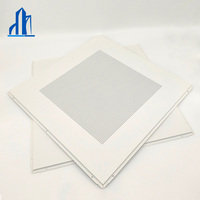 Plafond suspendu en aluminium pour grands projets commerciaux, panneau acoustique en aluminium, dalle de plafond suspendu