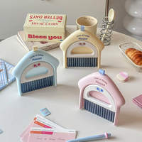 Ensemble balayette et pelle 2-en-1, mini outil de nettoyage de table, balayette à poussière portable pour bureau, clavier, voiture