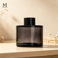 Bouteille diffuseur en verre transparent 50ml 100ml pour huiles essentielles, flacon d'aromathérapie avec huiles essentielles de rechange