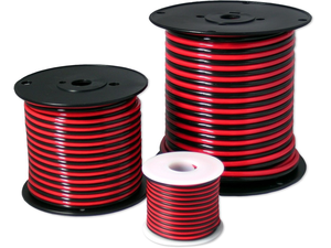 Cordon zippé rouge/noir, fil de calibre 14, 6AWG, conducteur double blindé, fil pour bâche - Product Image 2