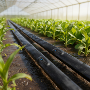 Système d'irrigation goutte à goutte agricole domestique pour 1 hectare, lignes de goutteurs en PE de 16 mm de diamètre, débit de 2-3 L/H, espacement de 20 cm - Product Image 1