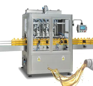 Npack Automatic Linear Piston Lubricant Oil Filling Machinery Filler with 2-16 nozzles 2000 BPH