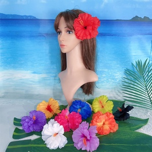 หมุดติดผมผ้าไหมทรง<span class=keywords><strong>ชบา</strong></span><span class=keywords><strong>สาม</strong></span>ชั้น14ซม. มีปิ่นปักผมสไตล์ฮาวายแบบก้านสำหรับผู้หญิง KN-PF053เครื่องประดับผมสำหรับงานปาร์ตี้ - Product Image 1