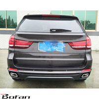 Accessoires de voiture X5 tuyau arrière en acier inoxydable de Style carré pour BMW X5 F15