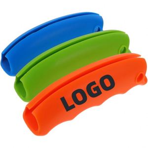 Soporte de Silicona Reutilizable al por Mayor, Agarrador Multifuncional para Bolsas de Compras, Resistente, con Logotipo Personalizado - Product Image 1