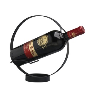 Soporte circular de lujo para botellas de <span class=keywords><strong>vino</strong></span>, estante de metal para botellas de <span class=keywords><strong>vino</strong></span>, 1 unidad - Product Image 1