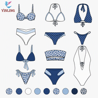OEM Professionele Zwemkleding & Strandkleding Fabrikant Ontwerper Lage MOQ Zwempak Set Met Logo Aangepast Ontwerp Dames Bikini 2026