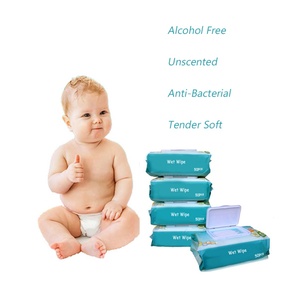 Wholesale Eco-Friendly Alcohol Free Non-Woven Antibacterial Extra Soft Baby Wet Wipes Individually <b>Wrapped</b> Flushable 15cm*20cm - Product Image 6