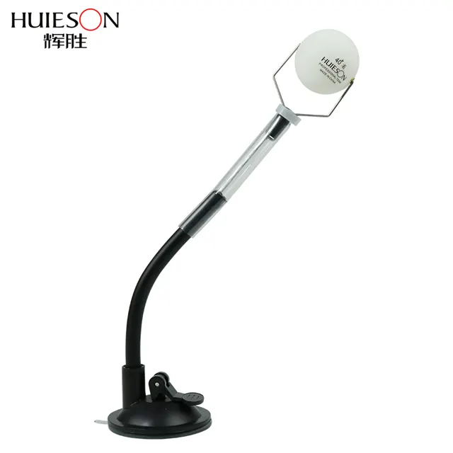 HUIESON Table tennis training device with variable suction cup Black tube variable suction cup type