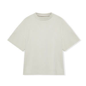 Camiseta de Algodón 100% de Alto Gramaje, Unisex, Oversize, con Hombros Caídos, Lisa, de Alta Calidad, Fabricante de Camisetas - Product Image 3