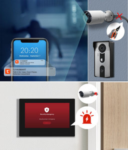 Tuya Smart 7 Inch LCD Video <strong>Door</strong> Phone Monitor 1080P HD Camera Interphone With RFID Unlocking Access Control Supports WIFI - Product Image 4