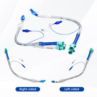 Tube endobronchique à double lumière en PVC à usage unique, stérilisé à l'oxyde d'éthylène, pour opérations thoraciques chez l'adulte et chez l'enfant, fournitures hospitalières B2B