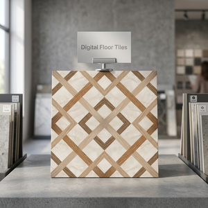 Vistaar Brand New Premium Grade Modern Ceramic Floor Tiles 300x300mm 400x400mm 5mm Non-Slip Waterproof Matt Finish Bathroom - Product Image 1