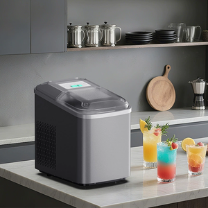 Machine à glaçons de bureau en plastique intelligente alimentée par USB - mini machine à glaçons carrés portable, adaptée à la maison, à l'hôtel, à l'extérieur - Product Image 2