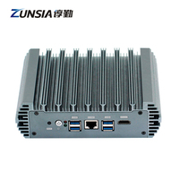 6*2.5G LAN 端口工业无风扇迷你电脑 Intel 第 12 代 N150 N100 N305 1*DDR5 Barebone RS232 POE X86 Pfsense 防火墙迷你电脑