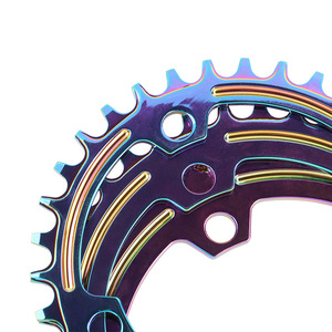 Plato de cadena Bolany 34T 40T de aleación hueca para bicicleta de montaña, componente de biela - Product Image 3